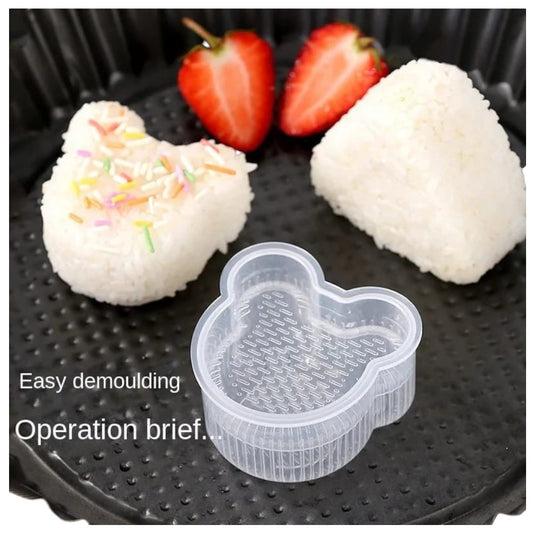 Set de moldes para arroz x7 piezas - El Baúl de Mamá