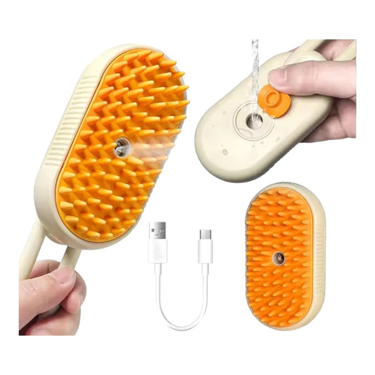 Peine para mascotas con vaporizador - El Baúl de Mamá