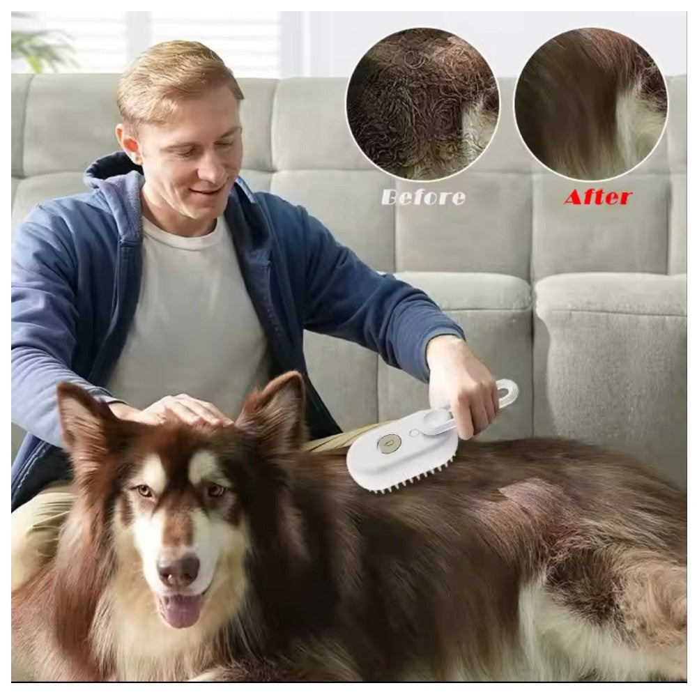 Peine para mascotas con vaporizador - El Baúl de Mamá