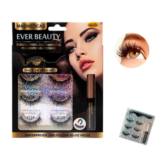 Pestañas Magneticas Reutilizables y Delineador de Ojos Magnetico - El Baúl de Mamá