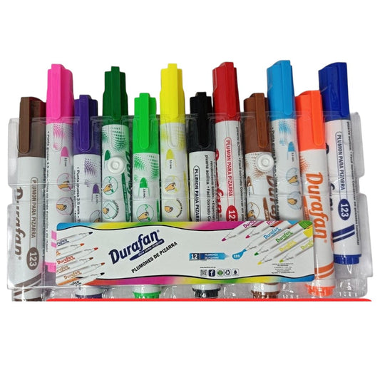 Set x 12 Plumones para pizarra - El Baúl de Mamá