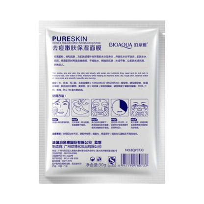 Pack x3 Mascarilla Hidratante Rejuvenecedora Antiacné - Bioaqua