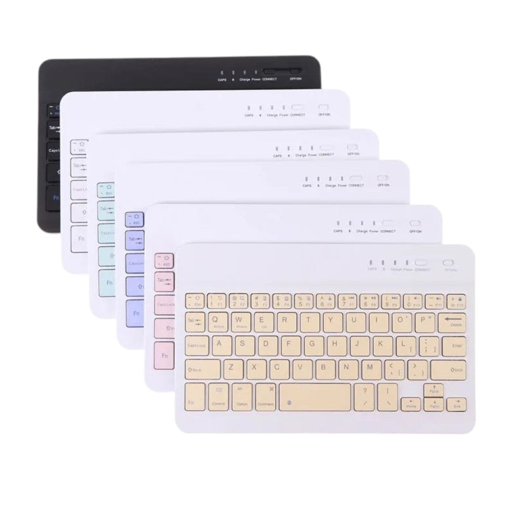 Teclado y mouse de color - El Baúl de Mamá